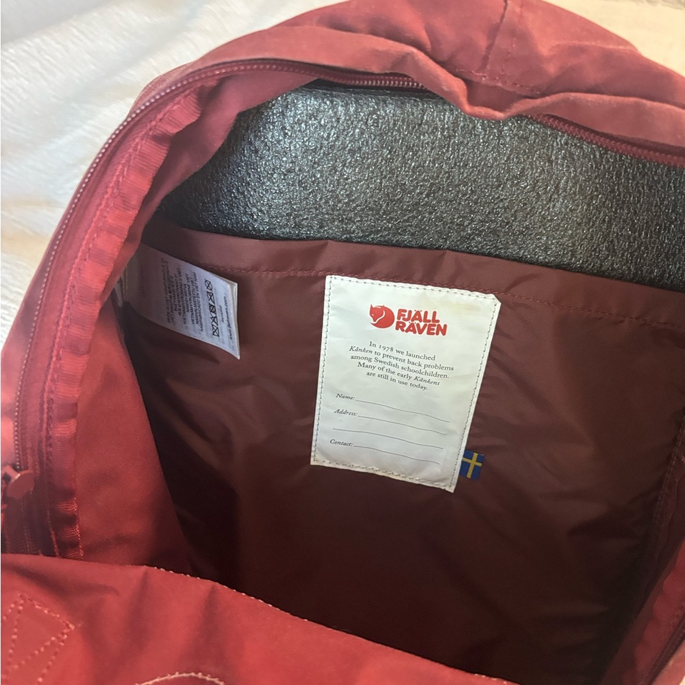 Fjallraven Kånken Ox Red Backpack - Picture 5 of 6